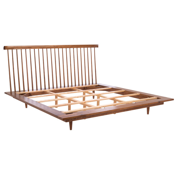 Solid Wood Slat Bed AllModern